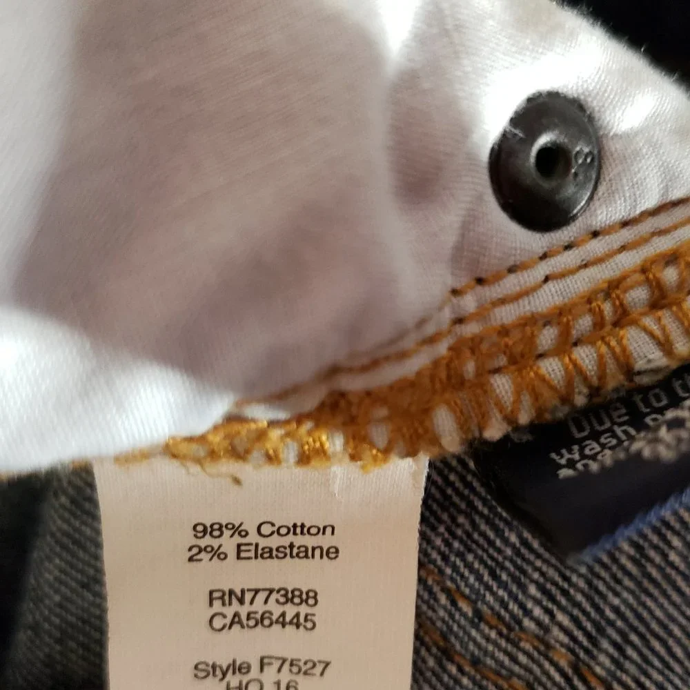 J. Crew Factory Size 27‎ Women's Blue Distressed Ripped Jeans Mid Rise